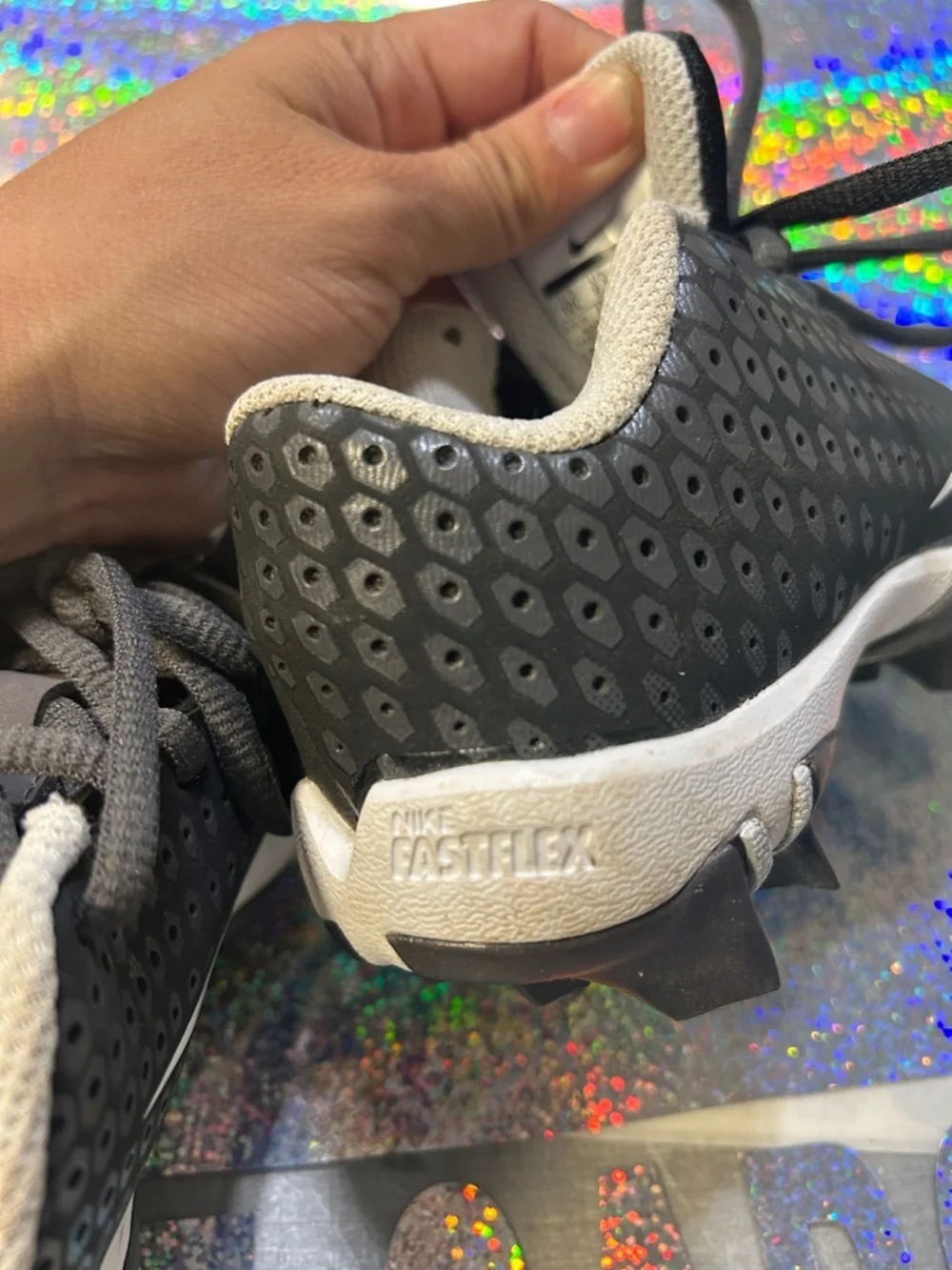 Nike Kids Black and White Athletic Sneakers